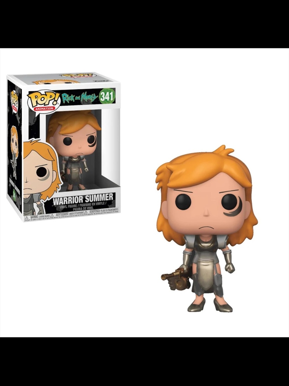 Funko Pop Rick and Morty Warrior Summer #341 Vinyl Figure 2018 - Picture 3 of 4